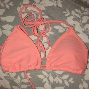Salmon Pink Triangle Top